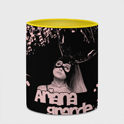 Кружка 3D ARIANA GRANDE, цвет: 3D-белый + желтый — фото 2