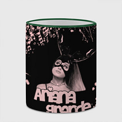 Кружка 3D ARIANA GRANDE, цвет: 3D-зеленый кант — фото 2