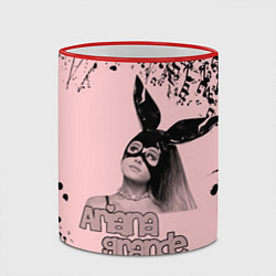 Кружка 3D ARIANA GRANDE, цвет: 3D-красный кант — фото 2