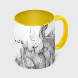 Кружка 3D LINEAGE 2, цвет: 3D-белый + желтый