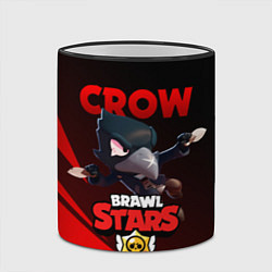 Кружка 3D BRAWL STARS CROW, цвет: 3D-черный кант — фото 2