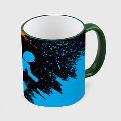 Кружка 3D PORTAL, цвет: 3D-зеленый кант