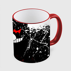Кружка 3D MONOKUMA, цвет: 3D-красный кант