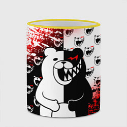 Кружка 3D MONOKUMA, цвет: 3D-желтый кант — фото 2