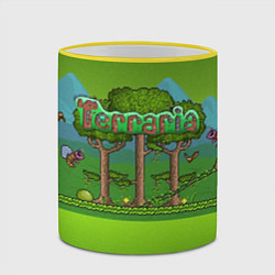Кружка 3D Terraria, цвет: 3D-желтый кант — фото 2