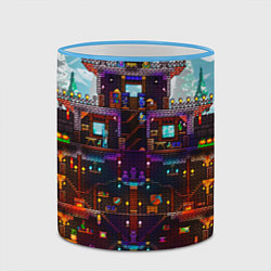 Кружка 3D Terraria, цвет: 3D-небесно-голубой кант — фото 2