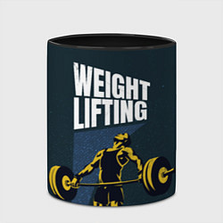 Кружка 3D Wheight lifting, цвет: 3D-белый + черный — фото 2