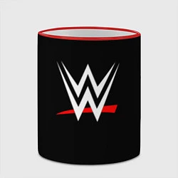 Кружка 3D WWE, цвет: 3D-красный кант — фото 2