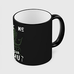 Кружка 3D Cthulhu, цвет: 3D-черный кант