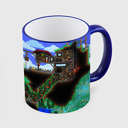 Кружка 3D TERRARIA EXCLUSIVE, цвет: 3D-синий кант