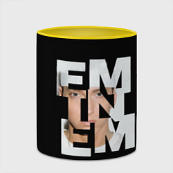 Кружка 3D Eminem, цвет: 3D-белый + желтый — фото 2