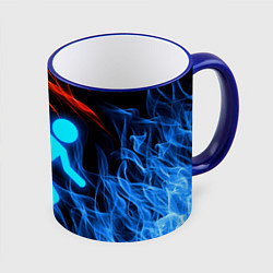 Кружка 3D PORTAL, цвет: 3D-синий кант