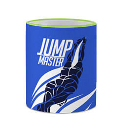 Кружка 3D Jump master, цвет: 3D-светло-зеленый кант — фото 2