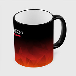 Кружка 3D AUDI, цвет: 3D-черный кант