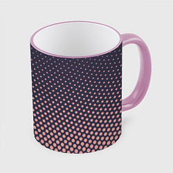 Кружка 3D Dots pattern, цвет: 3D-розовый кант