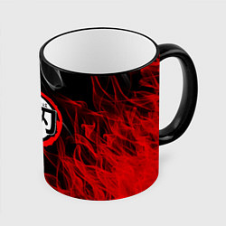 Кружка 3D KIMETSU NO YAIBA, цвет: 3D-черный кант