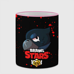 Кружка 3D BRAWL STARS CROW, цвет: 3D-розовый кант — фото 2