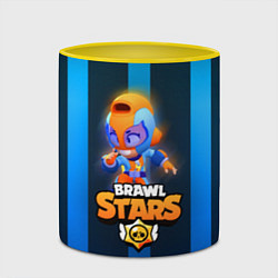 Кружка 3D Brawl Stars GT Max, цвет: 3D-белый + желтый — фото 2