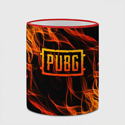 Кружка 3D PUBG, цвет: 3D-красный кант — фото 2