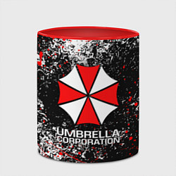 Кружка 3D UMBRELLA CORP, цвет: 3D-белый + красный — фото 2