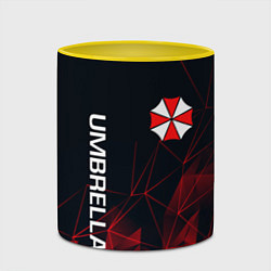 Кружка 3D UMBRELLA CORP, цвет: 3D-белый + желтый — фото 2