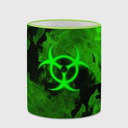 Кружка 3D BIOHAZARD, цвет: 3D-светло-зеленый кант — фото 2