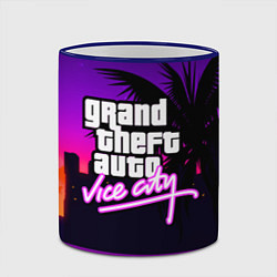 Кружка 3D GTA:VICE CITY, цвет: 3D-синий кант — фото 2