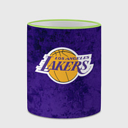 Кружка 3D LA LAKERS, цвет: 3D-светло-зеленый кант — фото 2