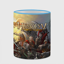 Кружка 3D Heroes of Might and Magic, цвет: 3D-небесно-голубой кант — фото 2