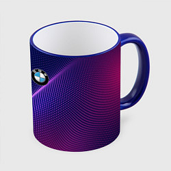 Кружка 3D BMW, цвет: 3D-синий кант