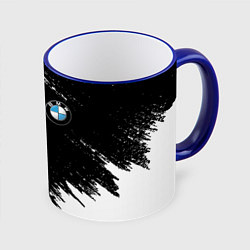 Кружка 3D BMW, цвет: 3D-синий кант