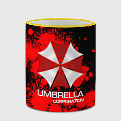 Кружка 3D UMBRELLA CORP, цвет: 3D-желтый кант — фото 2