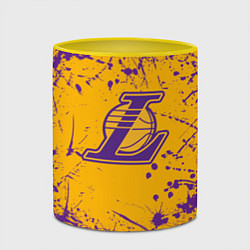 Кружка 3D KOBE BRYANT, цвет: 3D-белый + желтый — фото 2