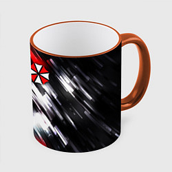 Кружка 3D UMBRELLA CORPORATION, цвет: 3D-оранжевый кант