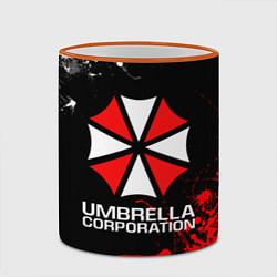 Кружка 3D UMBRELLA CORPORATION, цвет: 3D-оранжевый кант — фото 2