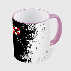 Кружка 3D UMBRELLA CORPORATION, цвет: 3D-розовый кант