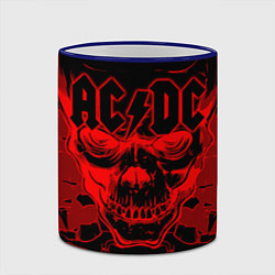 Кружка 3D ACDC, цвет: 3D-синий кант — фото 2