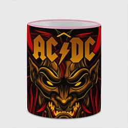 Кружка 3D ACDC, цвет: 3D-розовый кант — фото 2