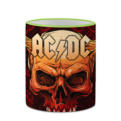 Кружка 3D ACDC, цвет: 3D-светло-зеленый кант — фото 2