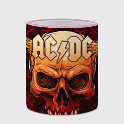 Кружка 3D ACDC, цвет: 3D-розовый кант — фото 2