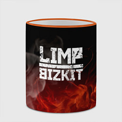 Кружка 3D LIMP BIZKIT, цвет: 3D-оранжевый кант — фото 2