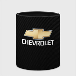 Кружка 3D CHEVROLET, цвет: 3D-белый + черный — фото 2