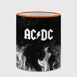 Кружка 3D AC DC, цвет: 3D-оранжевый кант — фото 2