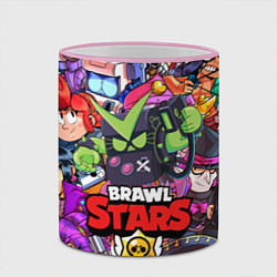 Кружка 3D BRAWL STARS VIRUS 8-BIT, цвет: 3D-розовый кант — фото 2