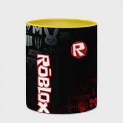 Кружка 3D ROBLOX, цвет: 3D-белый + желтый — фото 2