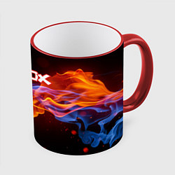 Кружка 3D ROBLOX, цвет: 3D-красный кант