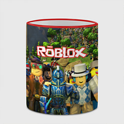 Кружка 3D ROBLOX, цвет: 3D-красный кант — фото 2