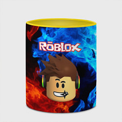 Кружка 3D ROBLOX, цвет: 3D-белый + желтый — фото 2