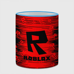 Кружка 3D Roblox, цвет: 3D-небесно-голубой кант — фото 2