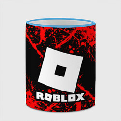 Кружка 3D Roblox, цвет: 3D-небесно-голубой кант — фото 2